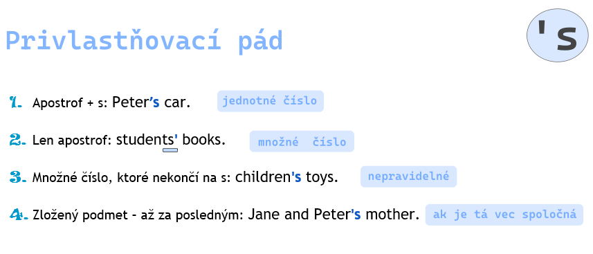 privlastňovací pád