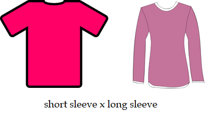 prídavné mená short a long