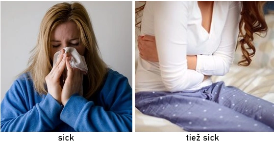 chorý ill a sick