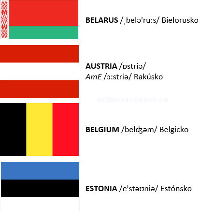 krajiny Európy