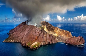 sopka volcano Nový Zéland