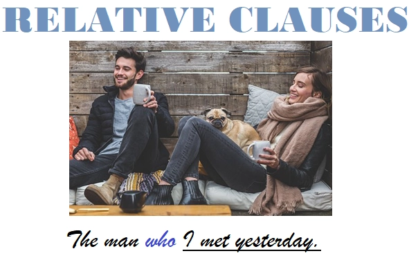 relative clauses vzťažné vety