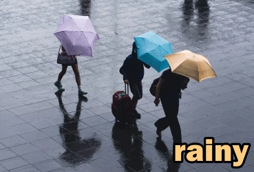 rainy daždivo
