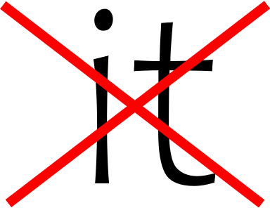 it