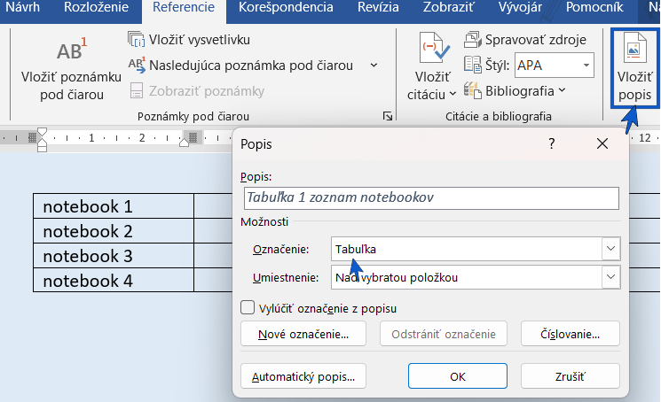 zoznam obrázkov a tabuliek