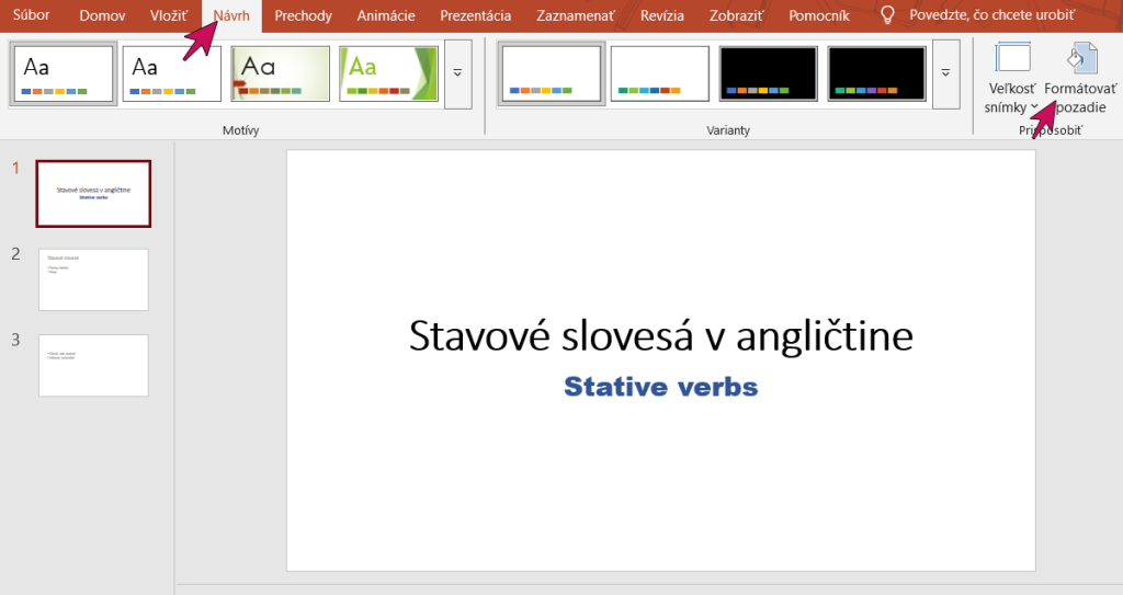 obrázok ako pozadie v poverpointe