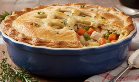 chicken pot pie - kurací koláč