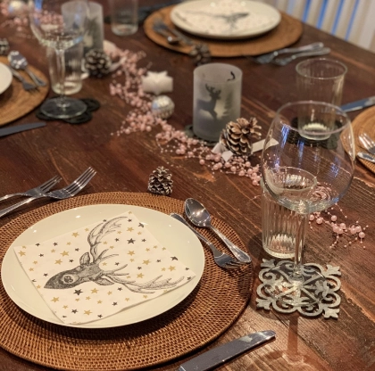 vianočné prestieranie, Christmas table